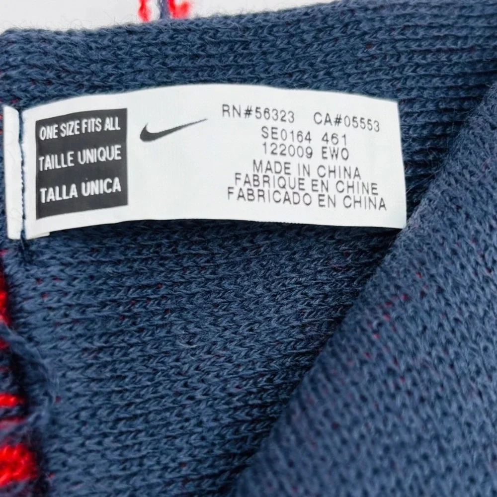 Nike US Soccer National Team Scarf NWT 2010‎ World Cup Reversible USA Knit